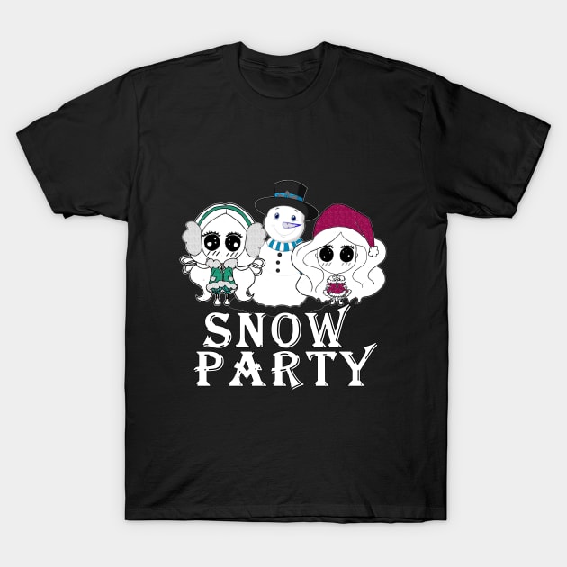 snow party T-Shirt by loulousworld